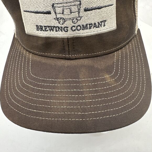 Gypsy Road Brewing Company Snapback Trucker Hat Cap Brown - Picture 3 of 11